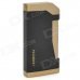 ZB-905B Frosted Windproof Butane Lighter - Black + Golden