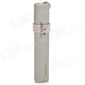 ZB-633 Stylish Windproof Butane Jet Lighter - Silver