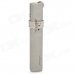 ZB-633 Stylish Windproof Butane Jet Lighter - Silver