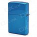 Key Of My Heart Pattern Windproof Zinc Alloy Kerosene Oil Lighter - Blue