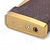 JOBON ZB-905B Fashion Windproof Stainless Steel Butane Jet Light - Brown + Golden JOBON ZB-905B Fashion Windproof Stainless Steel Butane Jet Light - Brown + Golden