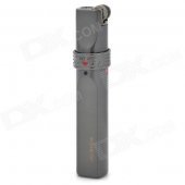 JOBON ZB-633 Fashion Windproof Stainless Steel Butane Jet Light - Deep Grey