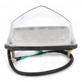 Waterproof 0.8W 350lm 10-LED Red Light Motorcycle Tail Lamp (12V)