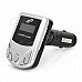 1.1" LCD Car MP3 Player FM Transmitter with Remote Controller - Silver + Black (12~24V) 1.1" LCD Car MP3 Player FM Transmitter with Remote Controller - Silver + Black (12~24V)