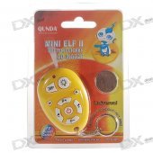 Mini-Elf-II Mini Universal TV Remote Controller Keychain with LED Flashlight