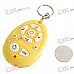 Mini-Elf-II Mini Universal TV Remote Controller Keychain with LED Flashlight