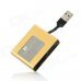 FB FB-660 USB 2.0 CF / SD / MS / M2 / XD / TF / Mini SD Card Reader - Golden FB FB-660 USB 2.0 CF / SD / MS / M2 / XD / TF / Mini SD Card Reader - Golden