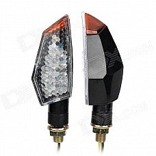 HG-SJ-006 1W 50lm 18-LED Yellow Light Motorcycle Steering Signal Lamp (2 PCS / 12V) HG-SJ-006 1W 50lm 18-LED Yellow Light Motorcycle Steering Signal Lamp (2 PCS / 12V)