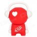 MUP16G Cute Cartoon Figure USB Flash Drive - Red + White (16GB) MUP16G Cute Cartoon Figure USB Flash Drive - Red + White (16GB)