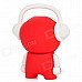 MUP16G Cute Cartoon Figure USB Flash Drive - Red + White (16GB) MUP16G Cute Cartoon Figure USB Flash Drive - Red + White (16GB)