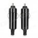 DC 12V Car Cigarette Lighter Plug Adapter - Black (2 PCS) DC 12V Car Cigarette Lighter Plug Adapter - Black (2 PCS)