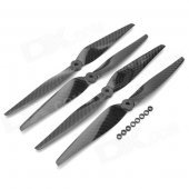 1150 11 x 5 Carbon Fiber Propellers for Multi-axis Aircraft - Black (2 Pair)