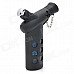 1300'C Windproof Adjustable Dual Flame Butane Jet Torch Lighter with Mount Base - Black 1300'C Windproof Adjustable Dual Flame Butane Jet Torch Lighter with Mount Base - Black