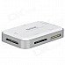 SSK SCRM056 USB 3.0 5Gbps High-Speed Multifunctional Card Reader - White + Silver Grey (Max 64GB) SSK SCRM056 USB 3.0 5Gbps High-Speed Multifunctional Card Reader - White + Silver Grey (Max 64GB)