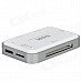 SSK SCRM056 USB 3.0 5Gbps High-Speed Multifunctional Card Reader - White + Silver Grey (Max 64GB) SSK SCRM056 USB 3.0 5Gbps High-Speed Multifunctional Card Reader - White + Silver Grey (Max 64GB)