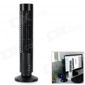 Stylish Slim Vertical USB Power Cooling Fan 2-Mode - Black