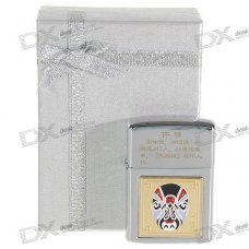 Chinese Masks Style Oil Lighter with Gift Box