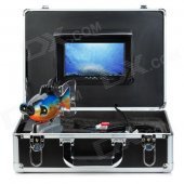 GSY8000 7" Color TFT Underwater Fish Finder Video Camera Luxury Set w/ 20m Cable / Case - Black