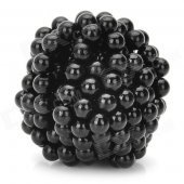5mm Neodymium Magnet Sphere DIY Puzzle Set - Black (216 PCS)