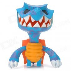 PVC Red-Eared Terrapin Monster Doll - Blue + Red