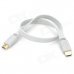 1080P HDMI 1.4 Male to Male Support 3D Function Cable - White (44cm) 1080P HDMI 1.4 Male to Male Support 3D Function Cable - White (44cm)