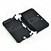 Protective Aluminum + Plastic Case for Nintendo 3DS XL / 3DS LL - Green Protective Aluminum + Plastic Case for Nintendo 3DS XL / 3DS LL - Green