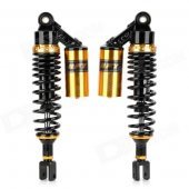 RFY Motorcycle Air Suspension Rear Shock Absorber - Black (2 PCS)