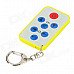 JKT002 Mini Universal Remote Control for TV Set - Greyish White + Yellow (1 x 2032) JKT002 Mini Universal Remote Control for TV Set - Greyish White + Yellow (1 x 2032)