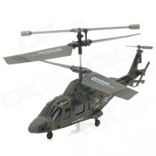 Udi U801A Rechargeable 3.5-CH IR Remote Controlled R/C Helicopter with Gyro - Army Green Udi U801A Rechargeable 3.5-CH IR Remote Controlled R/C Helicopter with Gyro - Army Green