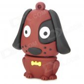 140 Cute Dog Style USB 2.0 Flash Drive - Coffee + Black (8GB)