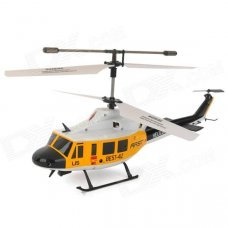 Udi U5 Rechargeable 3.5-CH 27.145MHz Radio Control R/C Helicopter with Gyro - Yellow + White + Black Udi U5 Rechargeable 3.5-CH 27.145MHz Radio Control R/C Helicopter with Gyro - Yellow + White + Black