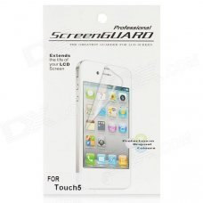 Protective Clear Screen Protectors w/ Cleaning Cloth for Ipod Touch 5 - Transparent (3 PCS) Protective Clear Screen Protectors w/ Cleaning Cloth for Ipod Touch 5 - Transparent (3 PCS)