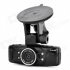 C500 1.5" LCD HD 1080P 5.0MP Wide Angle Lens Car Camcorder w/ HDMI / GPS / G-Sensor - Black