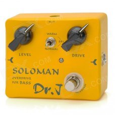JOYO DR.J D52 DRJ Soloman Bass Overdrive - Yellow + Black JOYO DR.J D52 DRJ Soloman Bass Overdrive - Yellow + Black