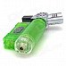 593B Windproof Plastic Butane Jet Torch Lighter - Green + Silver 593B Windproof Plastic Butane Jet Torch Lighter - Green + Silver