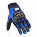PRO-BIKER MCS-01A Motorcycle Racing Full-Finger Protective Gloves - Blue + Black (Size XL / Pair)