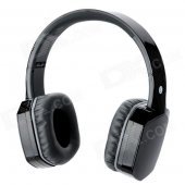 BH260 Folding Bluetooth v2.1 Stereo Headphones w/ Microphone - Black + Grey
