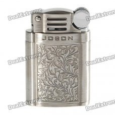 Jobon Trendy Oil Lighter with Flints and Protective Hard Case