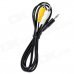 3.5mm Male to RCA Male AV Cable for DVR / GPS / TV - Black + Yellow + White (120cm) 3.5mm Male to RCA Male AV Cable for DVR / GPS / TV - Black + Yellow + White (120cm)