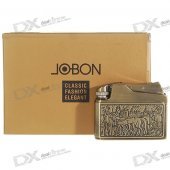Jobon Oil Lighter with Flints and Protective Hard Case