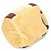 4789 Cute Plush Doghouse Bag Dog Toy - Yellow + Puce 4789 Cute Plush Doghouse Bag Dog Toy - Yellow + Puce