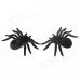 0130 Novelty Lint Verisimilitude Spiders Toy - Black (2 PCS)