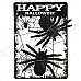 0130 Novelty Lint Verisimilitude Spiders Toy - Black (2 PCS)