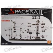 SpaceRail DIY Physics Space Ball Rollercoaster with Powered Elevator (16000mm Rail)