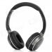 Wireless Bluetooth v2.1 + EDR Stereo Headphones w/ MP3 / PC Voice / USB - Black Wireless Bluetooth v2.1 + EDR Stereo Headphones w/ MP3 / PC Voice / USB - Black