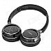 Wireless Bluetooth v2.1 + EDR Stereo Headphones w/ MP3 / PC Voice / USB - Black Wireless Bluetooth v2.1 + EDR Stereo Headphones w/ MP3 / PC Voice / USB - Black