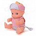 ALEESHA Cute Vinyl Baby Doll w/ Sound Effect - Pink (3 x LR44 )