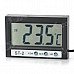 9D06-ST-2 2.0" LCD Digital Dual-Way Vehicle Thermometer w/ Sensors / Clock - Black (1 x LR44) 9D06-ST-2 2.0" LCD Digital Dual-Way Vehicle Thermometer w/ Sensors / Clock - Black (1 x LR44)