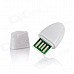 Mini USB 2.0 TF Card Reader - White + Orange Mini USB 2.0 TF Card Reader - White + Orange