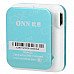 ONN Q6 Mini 1.5" Screen MP3 Player w/ FM / Clip - Blue (4GB) ONN Q6 Mini 1.5" Screen MP3 Player w/ FM / Clip - Blue (4GB)
